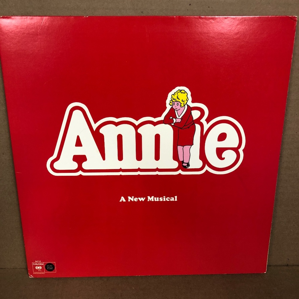 Annie Original Broadway Cast LP Vinyl 1977 Columbia Musical